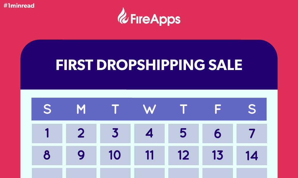 #1minread: 14-Day Challenge to your first dropshipping purchase