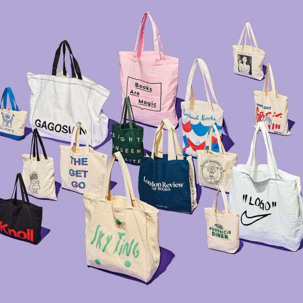 White label tote bags