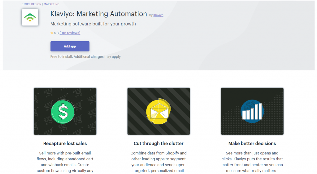 klaviyo-is-one-of-the-best-free-shopify-apps