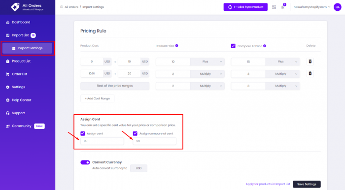 Ali-Order-In-App-Import-Setting-Assign-Cent