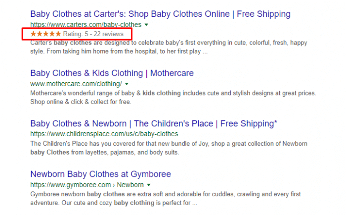 review-baby-clothing-on-google-search-result