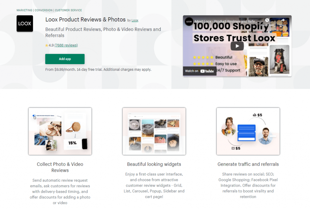 Shopify product review